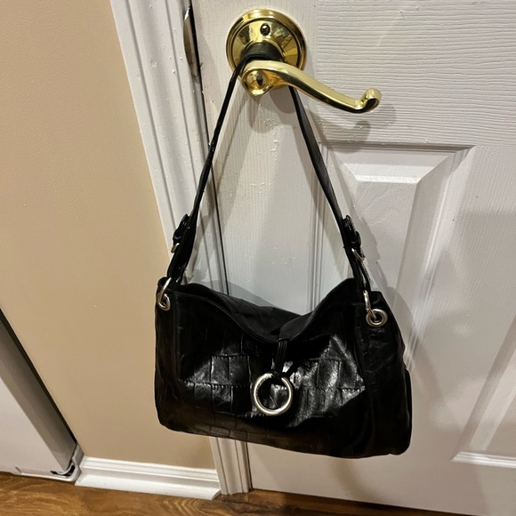 Franco Sarto Leather Hobo Handbag 9X14 EUC - Picture 1 of 6